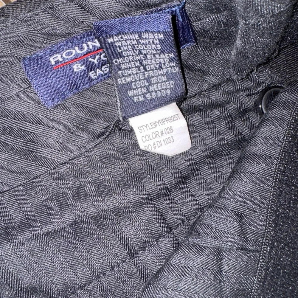 Roundtree & Yorke Men’s Black Easy Care Slacks‎ – Size 38 x 36